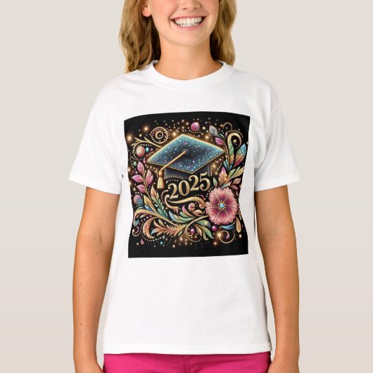 Elegant Afstuderen 2025 Design 2 T-shirt (Voorkant)
