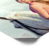 Elegant Afstuderen 5 Fotocollage Faux Gold Pet Poster (Hoek)