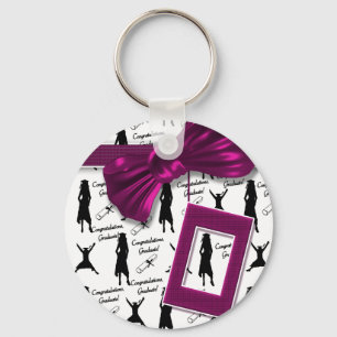 Elegant afstuderen cadeautjes voor vrouwen - auto- sleutelhanger