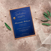 Elegant Afstuderen Celebration Invitation
