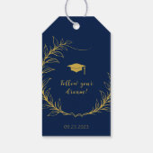 Elegant Afstuderen Dank je cadeau Labels Cadeaulabel (Achterkant)
