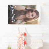 Elegant Afstuderen Foto Afstudeerder Party Spandoek (Insitu)