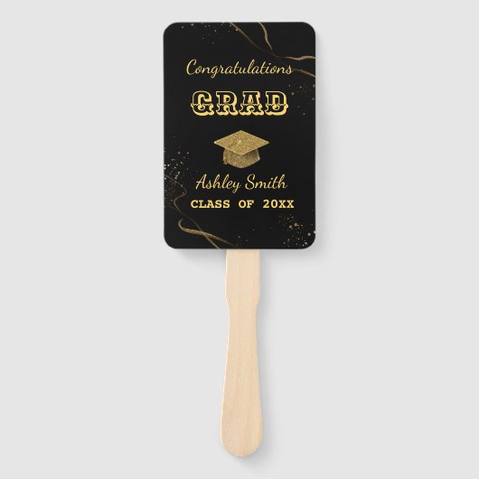 elegant Afstuderen Hand Fan Handwaaier (Voorkant)