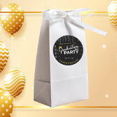 Elegant Afstuderen Jaar Glitter Ronde Sticker