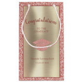 Elegant Afstuderen Klasse van 2023 Gefeliciteerd Klein Cadeauzakje (Achterkant)