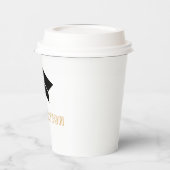 Elegant afstuderen papieren bekers (Links)