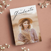 Elegant Afstuderen Photo Afstuderen Kaart