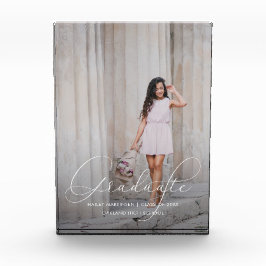 Elegant Afstuderen script met foto