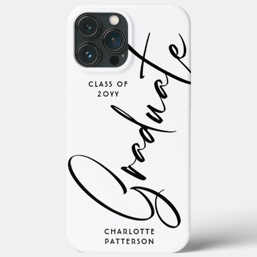 Elegant Afstuderen van het Manuscript van de Calli Case-Mate iPhone Case (Achterkant)