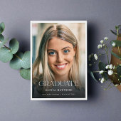 Elegant Afstuderen voor de middelbare school Aankondiging