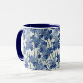 Élégant agapanthus floral Mug (Devant gauche)
