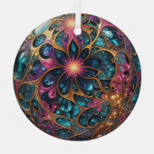 Elegant AI Art Ornament (Achterkant)