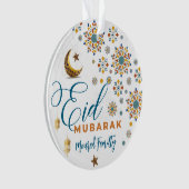 Elegant Aïd Moubarak Calligraphie Moon Stars vacan (devant)