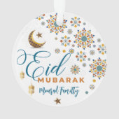 Elegant Aïd Moubarak Calligraphie Moon Stars vacan (dos)