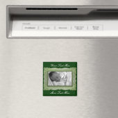 Élégant aimant de cadre vert (In Situ (Lave-vaisselle))