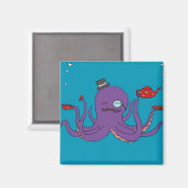 Élégant aimant Octopus (Recto/Verso)