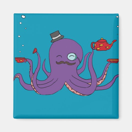 Élégant aimant Octopus (Devant)