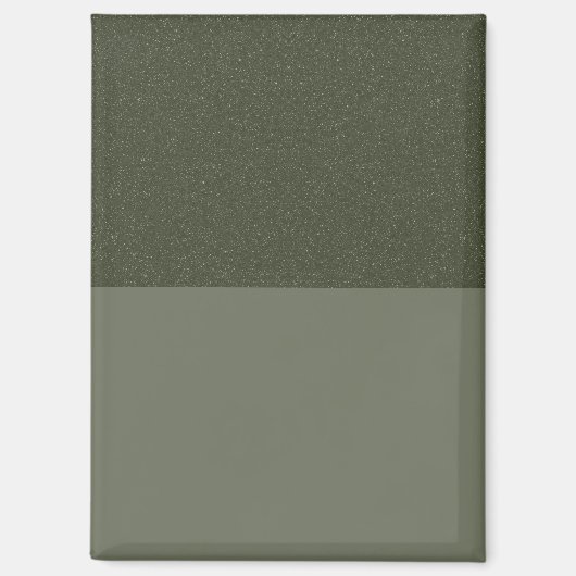 Élégant Aimant Vert mousse texturé - Personnalisab (Recto)