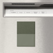 Élégant Aimant Vert mousse texturé - Personnalisab (In Situ (Lave-vaisselle))