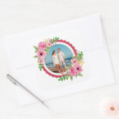 Élégant Ajoutez votre propre Sticker Mariage Photo (Enveloppe)