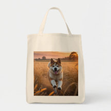 Elegant Akita Grocery Tas