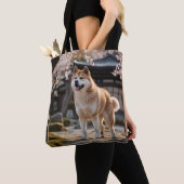 Elegant Akita schouder Tas (Dichtbij)