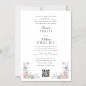 Elegant all in one wedding website invite Magnet (Recto)