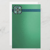 Elegant Allure Briefpapier-MVB Design 1 Briefpapier (Voorkant / Achterkant)