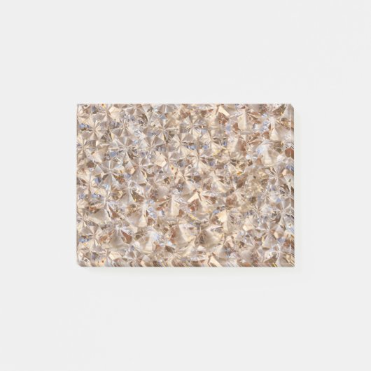 Elegant Amber Crystals Decor Post-it® Notes (Voorkant)