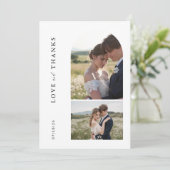 Élégant amour et merci Mariage d'arc moderne (Debout devant)