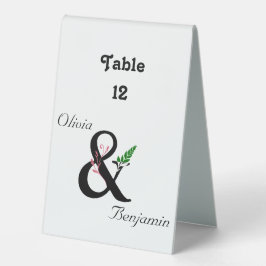 Elegant Ampersand Tafeltent Teken