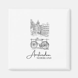 Elegant Amsterdam Nederland Nederland Holland So Magneet