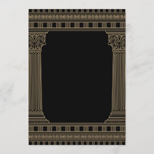 Elégant Ancien Parti de Grèce Numéros de table (Dos)