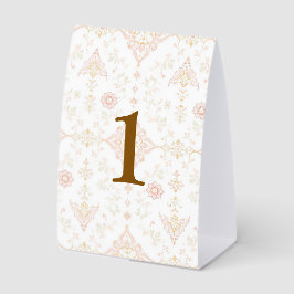 Elegant and customizable table numbers