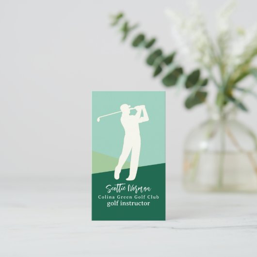 Elegant and Modern Golf Club Visitekaartje (Staand voorkant)