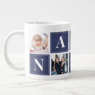 elegant and modern nana photo collage extra grote beker