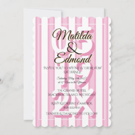 Elegant and Whimsical Pastel Stripes Kaart