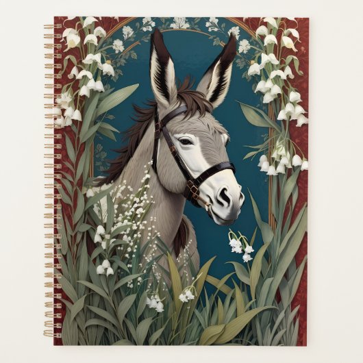 Élégant âne et Lily des fleurs de la vallée (Devant)