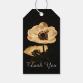Elegant Anemone Flowers Bedankt Cadeaulabel (Voorkant)