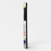 Elegant Anemone Patroon Roze en Paarse Case-Mate iPhone Case (Achterkant/links)