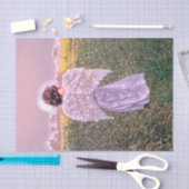 Elegant Angel Art Glitter String Lights Design Tissuepapier (Craft)