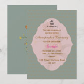 Elegant Annaprashan Ceremony Invitation (Devant / Derrière)