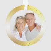 Élégant Anniversaire D'Or ANNÉES EN FOREVER Photo (dos)