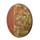 Elegant Antiek Boek,  wervelpatroon Dartbord (Voorkant Rechts)