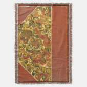 Elegant Antiek Boek,  wervelpatroon Deken (Voorkant Verticaal)