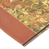 Elegant Antiek Boek,  wervelpatroon Korte Tafelloper (Hoek)