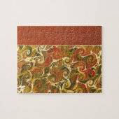 Elegant Antiek Boek,  wervelpatroon Legpuzzel (Horizontaal)