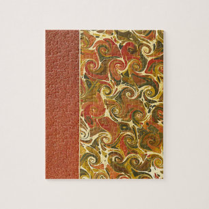 Elegant Antiek Boek, wervelpatroon Legpuzzel