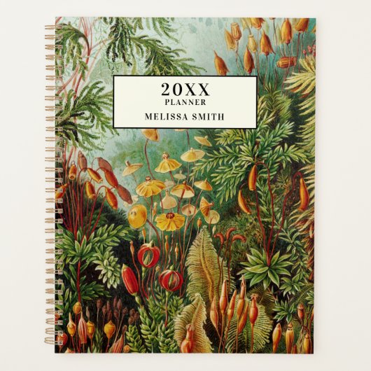 Elegant Antiek  Botanisch Planner (Voorkant)