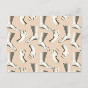 Elegant Antiek gravingshandbereik Uniek Briefkaart